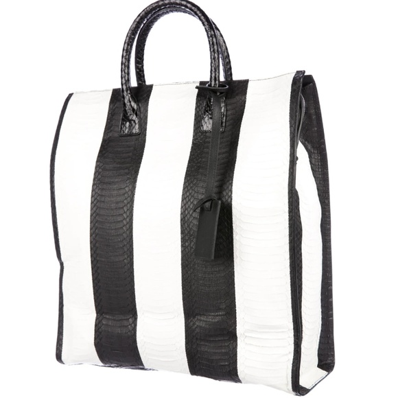 Hayward striped python handbag - Picture 2 of 8